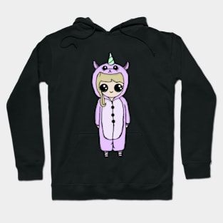 GhostlyAlpacaa in an Alpaca Onesie Hoodie